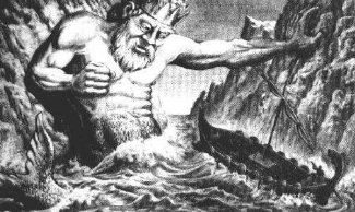 Argonautas encuentran a Poseidón