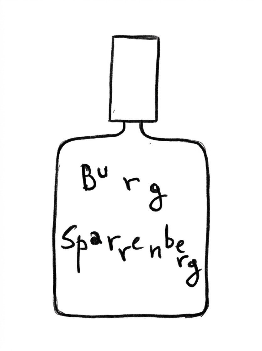 Ilustración: botella Burg Sparrenberg