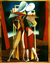 Hector y Andromaca, por Giorgio de Chirico